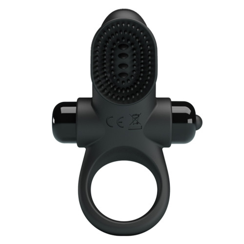 Эрекционное кольцо Pretty Love Vibrant Penis Ring II Black