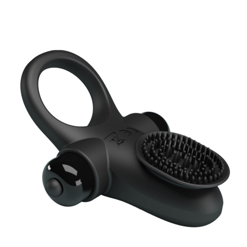 Эрекционное кольцо Pretty Love Vibrant Penis Ring II Black