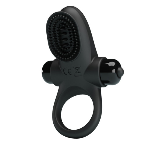 Эрекционное кольцо Pretty Love Vibrant Penis Ring II Black