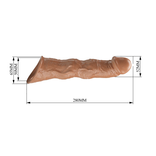 Подовжуюча насадка на член Pretty Love Extension Penis Sleeve 28 см Latin