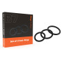 Эрекционные кольца Erospace Men’s Play Set Of 3 Cock Rings B7