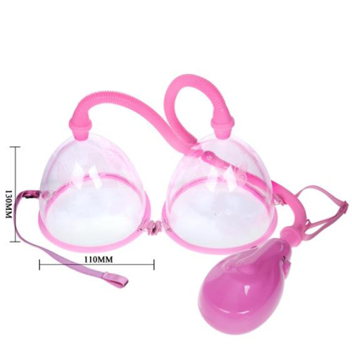 Вакуумный насос для груди LyBaile Breast Pump Enlarge With Twin Cups Vibro