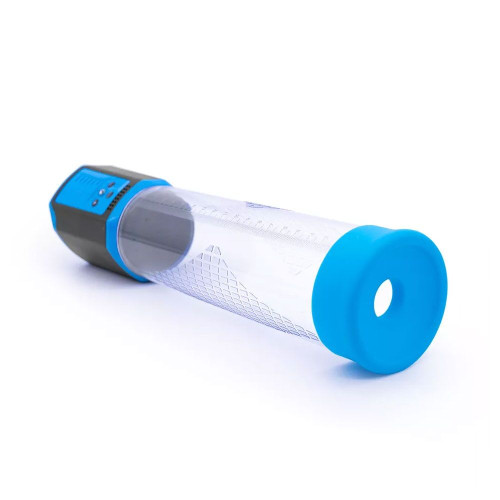 Автоматическая вакуумная помпа Men Powerup Passion Enlargement system Blue, перезаряжаемый, 5 режимов