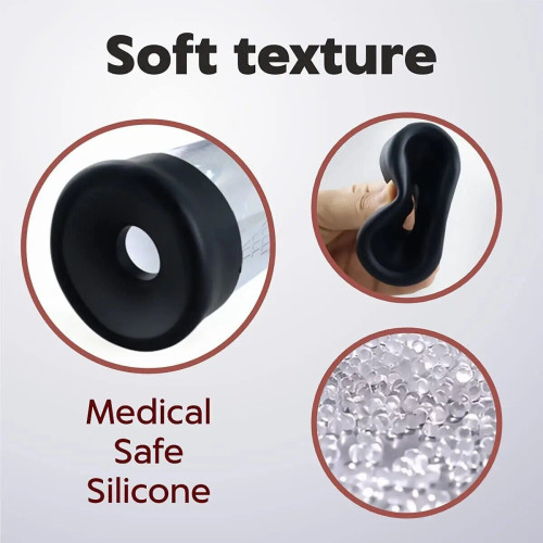 Вакуумна помпа Men Powerup зі стрілковим манометром і ручним насосом