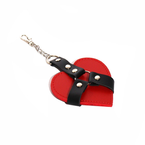 Брелок на карабине для ключей Art of Sex Chained Heart, Красный