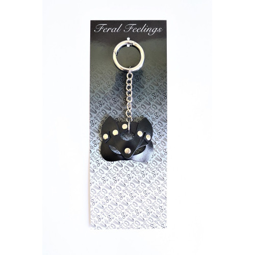 Брелок Feral Feelings Кошечка Черный