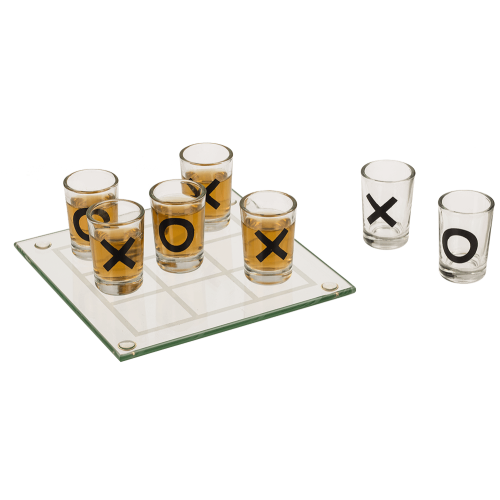 Набор стаканов OOTB Drinking Game Tic Tac Toe, 9 шт.