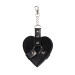 Брелок на карабине для ключей Art of Sex Chained Heart, Черный