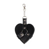 Брелок на карабине для ключей Art of Sex Chained Heart, Черный