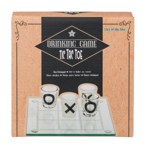 Набор стаканов OOTB Drinking Game Tic Tac Toe, 9 шт.
