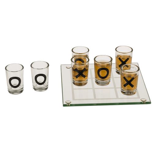 Набор стаканов OOTB Drinking Game Tic Tac Toe, 9 шт.