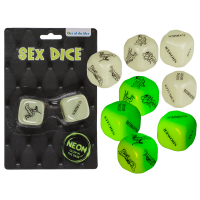 Кубики неонові OOTB Sex Dice Kamasutra Neon, 2 шт.