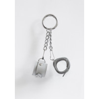 Брелок Наручники Feral Feelings Белый