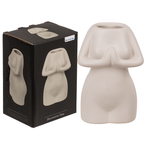 Керамічна ваза OOTB Women´s Body White, 175 мл