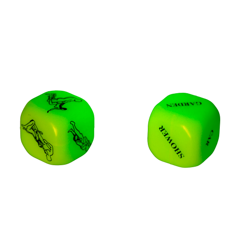 Кубики неонові OOTB Sex Dice Kamasutra Neon, 2 шт.