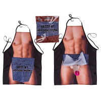 Кухонный фартук с плюшевым пенисом OOTB Apron Men Body