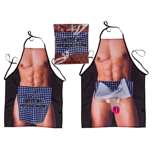 Кухонный фартук с плюшевым пенисом OOTB Apron Men Body