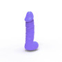 Крафтовое мыло-член с присоской Чистий Кайф MEDIUM Violet, натуральное