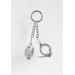 Брелок Наручники із пряжкою Feral Feelings Білий