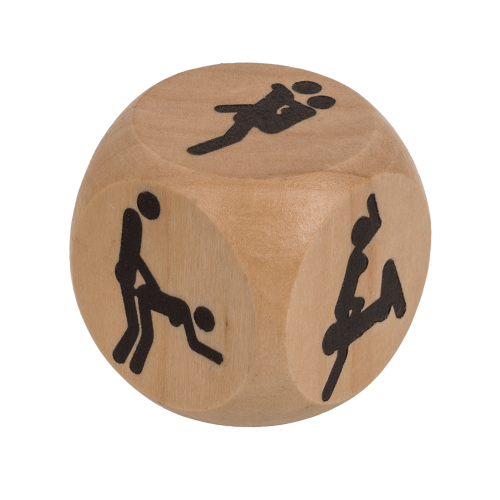 Дерев'яний кубик OOTB Kama Sutra Wooden Dice, 3 x 3 см