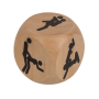 Деревянный кубик OOTB Kama Sutra Wooden Dice, 3x3 см