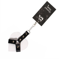 Брелок на карабине для ключей Art of Sex Chained Heart, Белый Брелок на карабине для ключей Art of Sex Chained Heart, Белый