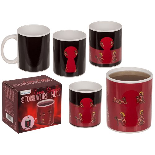 Чашка с термоэффектом OOTB Stoneware Mug Comic Stripper