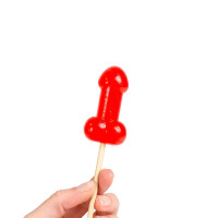 Леденец Cherry Candy Penis Lollipop With Spicy Warming Effect, 25 г