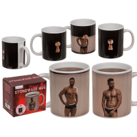 Чашка с термоэффектом OOTB Stoneware Mug Stripper Boy