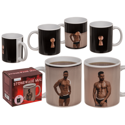 Чашка з термоефектом OOTB Stoneware Mug Stripper Boy