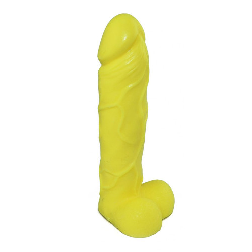 Крафтове мило-член із присоскою Чистий Кайф Жовте L