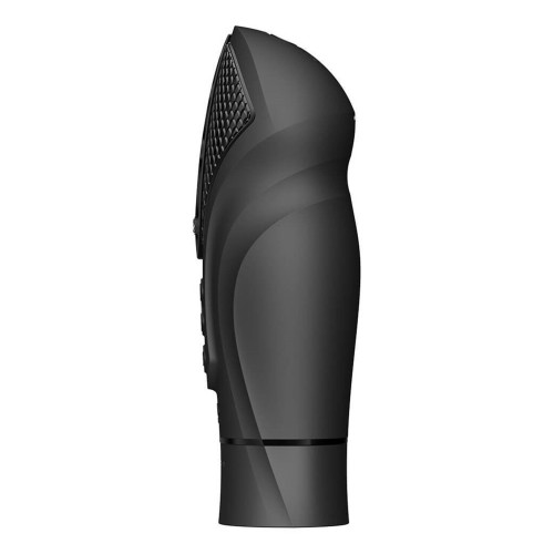 Компактная смарт секс-машина Zalo – Sesh Obsidian Black, 2 насадки, пульт ДУ, кристалл Swarovski