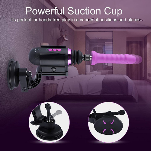 Мини секс-машина Hismith Mini Capsule Sex-Machine with Strong Suction Cup, мощная, перезаряжаемая