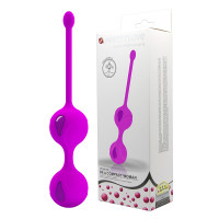 Вагинальные шарики Pretty Love Kegel Balls Розовые 3.2 см Вагинальные шарики Pretty Love Kegel Balls Розовые 3.2 см