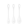 Набор йони бусин Satisfyer Yoni Power 1 White, диаметр 2-2,5-3см, вес 22-46-74гр
