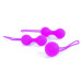 Набір вагінальних кульок B - Series HeavyFun Silicone Kegal Balls Set Purple