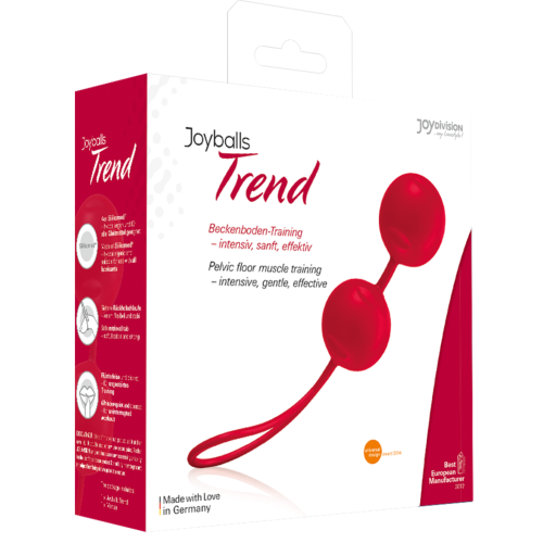 Вагинальные шарики Joydivision Joyballs Красные 3.5 см