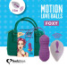 Вагінальні кульки з перловим масажем FeelzToys Motion Love Balls Foxy з пультом дистанційного керування, 7 режимів