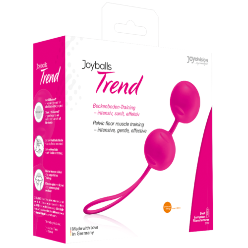 Вагинальные шарики Joydivision Joyballs Розовые 3.5 см
