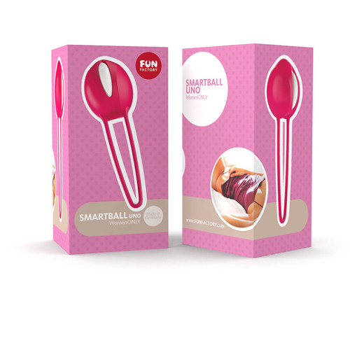 Вагінальна кулька Fun Factory Smartball Teneo Uno Червоно/Біла