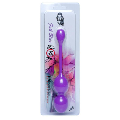 Вагинальные виброшарики B - Series Femme Kegel Balls Purple, 32 мм, 80 г