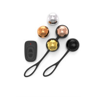 Набір вагінальних кульок Dorcel Training Balls, діам. 3,4 см, вага 20-117гр, є вібрація, пульт ДК Набір вагінальних кульок Dorcel Training Balls, діам. 3,4 см, вага 20-117гр, є вібрація, пульт ДК