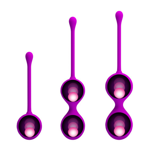 Вагинальные шарики Pretty Love Kegel Balls Set Pink, 3 шт.
