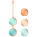 Вагинальные шарики Liebe Kewos - Peach/Mint, 5 шариков в комплекте, 15, 25, 35, 45 и 55 г