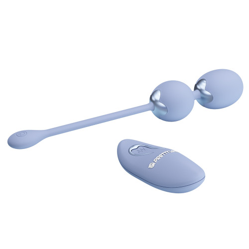 Вагінальні віброкульки Pretty Love Willie Vibrating Kegel Balls Light Blue