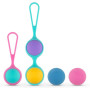 Набор вагинальных шариков PMV20: Vita – Kegel Ball Set, масса 40, 50, 60 г, два держателя