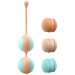 Вагинальные шарики Liebe Kewos - Peach/Mint, 5 шариков в комплекте, 15, 25, 35, 45 и 55 г