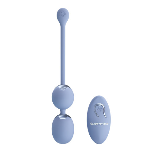 Вагінальні віброкульки Pretty Love Willie Vibrating Kegel Balls Light Blue