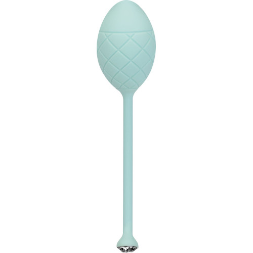 Розкішні вагінальні кульки PILLOW TALK Frisky із кристалом Сваровські Бірюзові