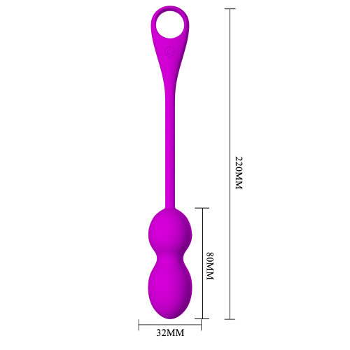 Віброкульки Pretty Love Elvira Vibrating Egg Purple (App)